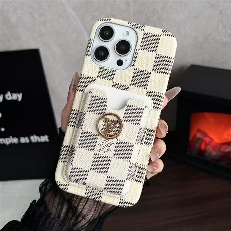 Leather iPhone Case with Detachable Card Holder