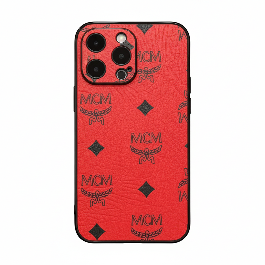 Monogram Leather iPhone Case