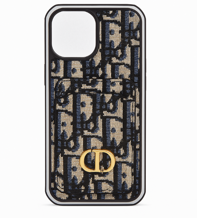 Luxury Dior Leather iPhone Case with Card Wallet