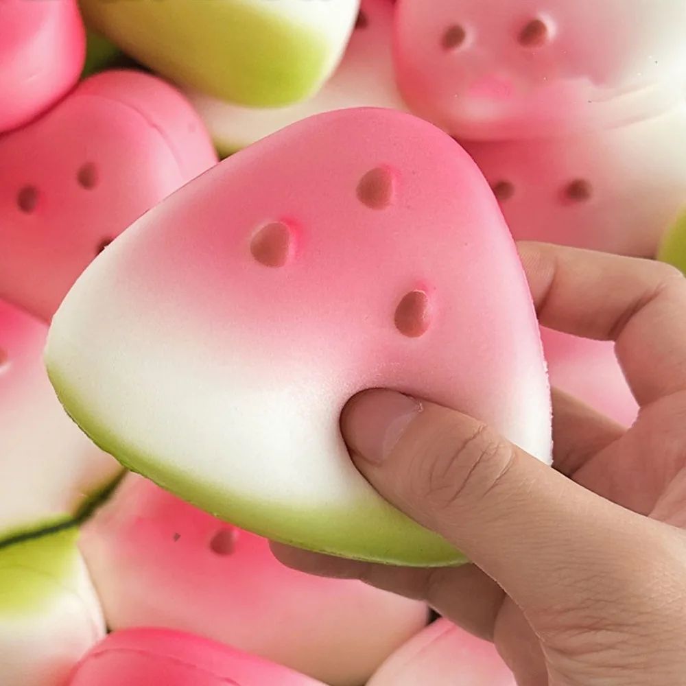Anti-stress Squishy Watermelon Toys Slow Rising Fidget Toy Fruit Pinch Squeeze Toy Funny Stress Reliever Reduce Pressure Prop