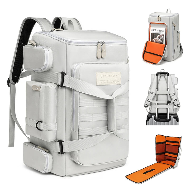 Large Capacity Gym & Travel Backpack – Wet & Dry Compartments for Yoga, Fitness & Outdoor Sports