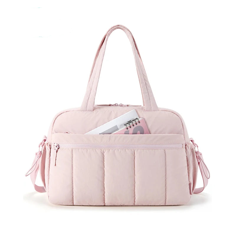 Travel Duffel Bag for Women – Waterproof Gym Bag with Wet Pocket, Carry-On Weekender, Shoulder & Boston Bag, Beach & Sports Bag